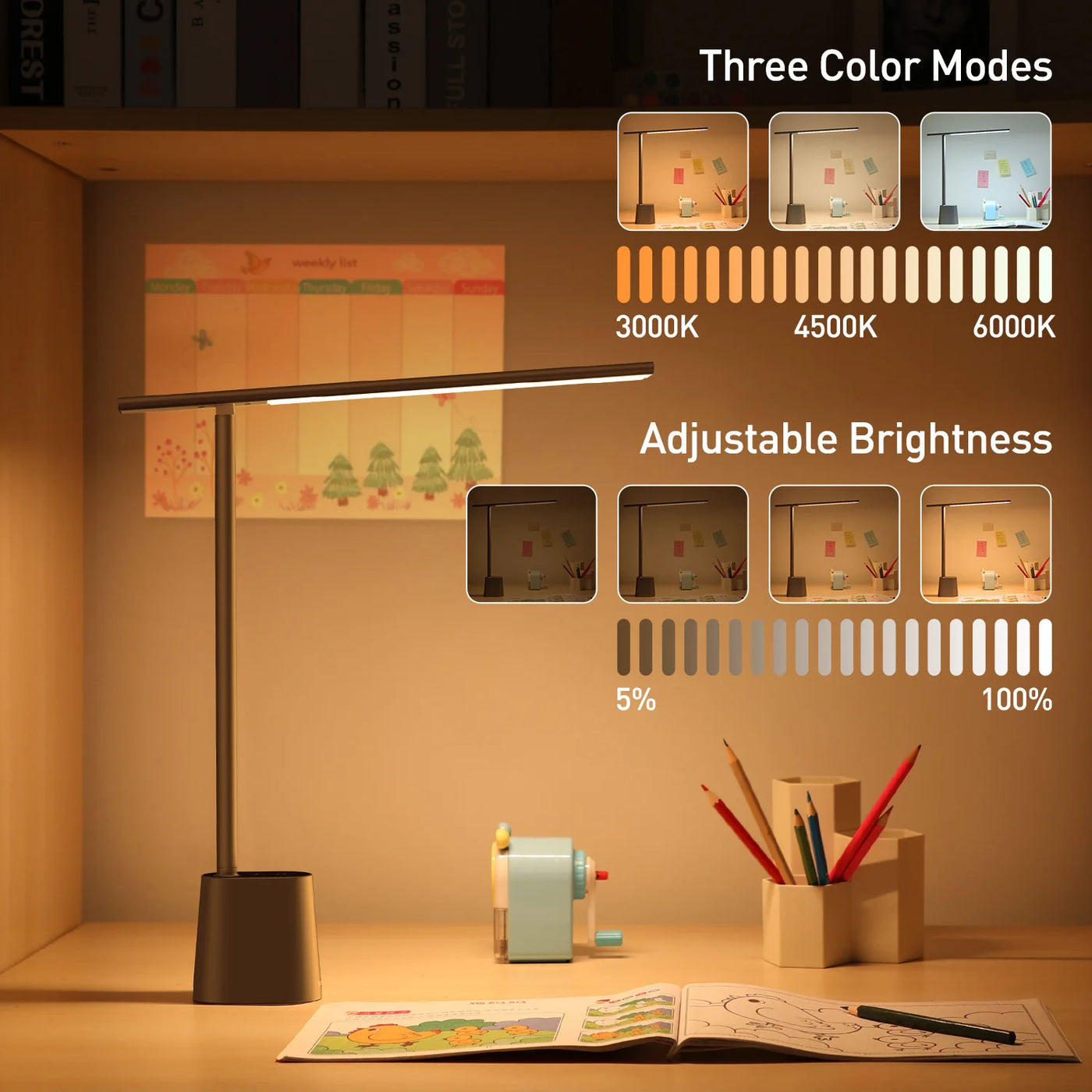 Lampe de Bureau Rechargeable 
